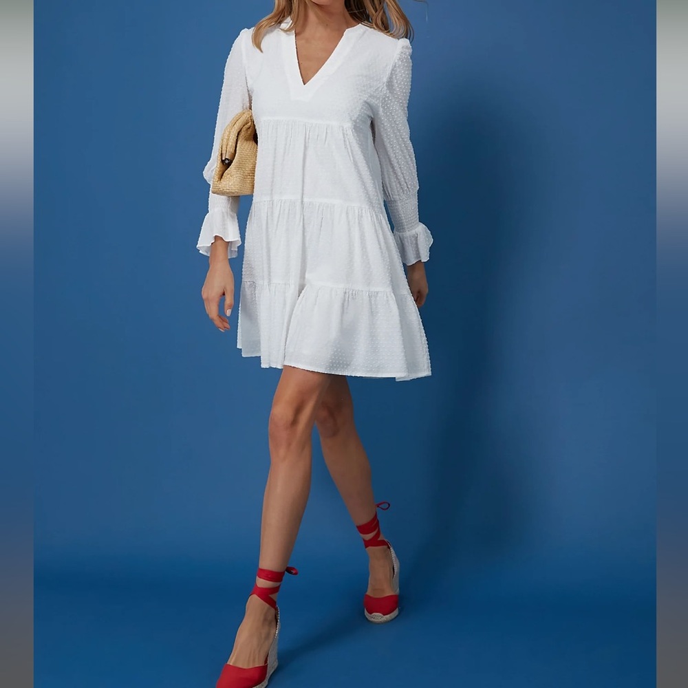 NWT White Swiss Dot Kenzo Dress